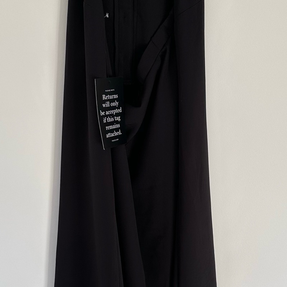 New Tuckernuck Black Jagger Halter Embellished Midi Dress Size XL - Picture 11 of 16